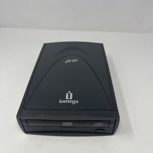 iOmega CDDVD523216EC3 CD-RW DVD Rom External DVD Rom‎ Drive Player Untested